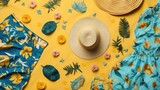 summer accessories  with generative ai