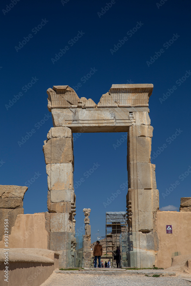 Hall of hundred columns, Persepolis, Iran