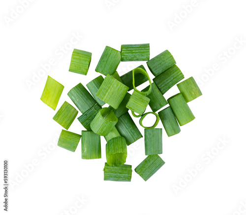 green onion isolated on transparent png
