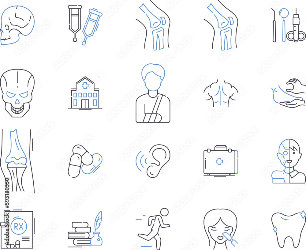 Therapy center outline icons collection. Therapy, Center, Mental, Counselling, Support, Clinic, Wellness vector and illustration concept set. Treatment, Rehabilitation, Services linear signs Therapy center outline icons collection. Therapy, Center, Mental, Counselling, Support, Clinic, Wellness vector and illustration concept set. Treatment, Rehabilitation, Services linear signs