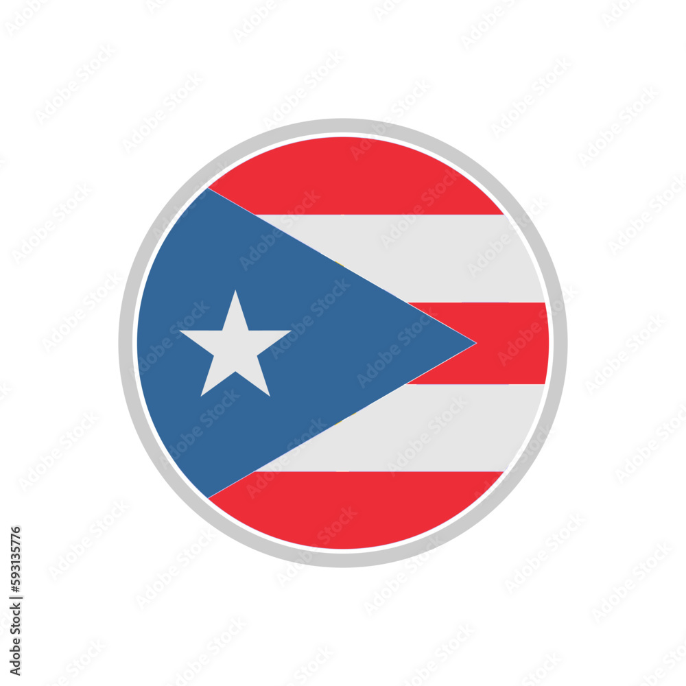 Puerto rico flags icon set, Puerto rico independence day icon set vector sign symbol Puerto rico flags icon set, Puerto rico independence day icon set vector sign symbol
