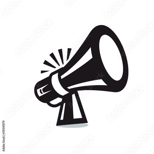 megaphone bold lines