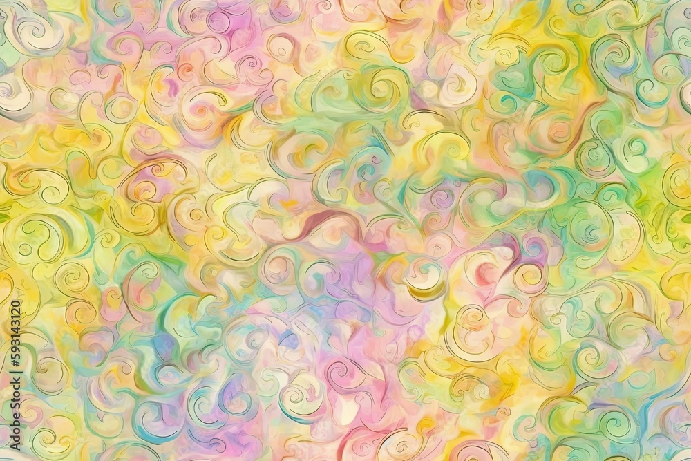 digital artwork in soothing pastel tones vibrant, flowing patterns and exquisitely balanced cosmic energy. Generative AI digital artwork in soothing pastel tones vibrant, flowing patterns and exquisitely balanced cosmic energy. Generative AI