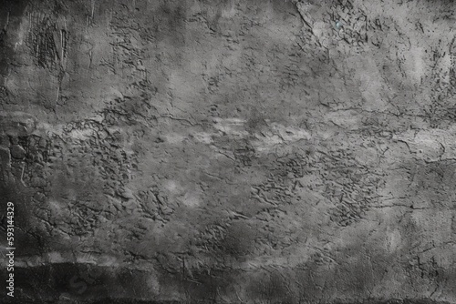 monochromatic image of a textured concrete wall. Generative AI