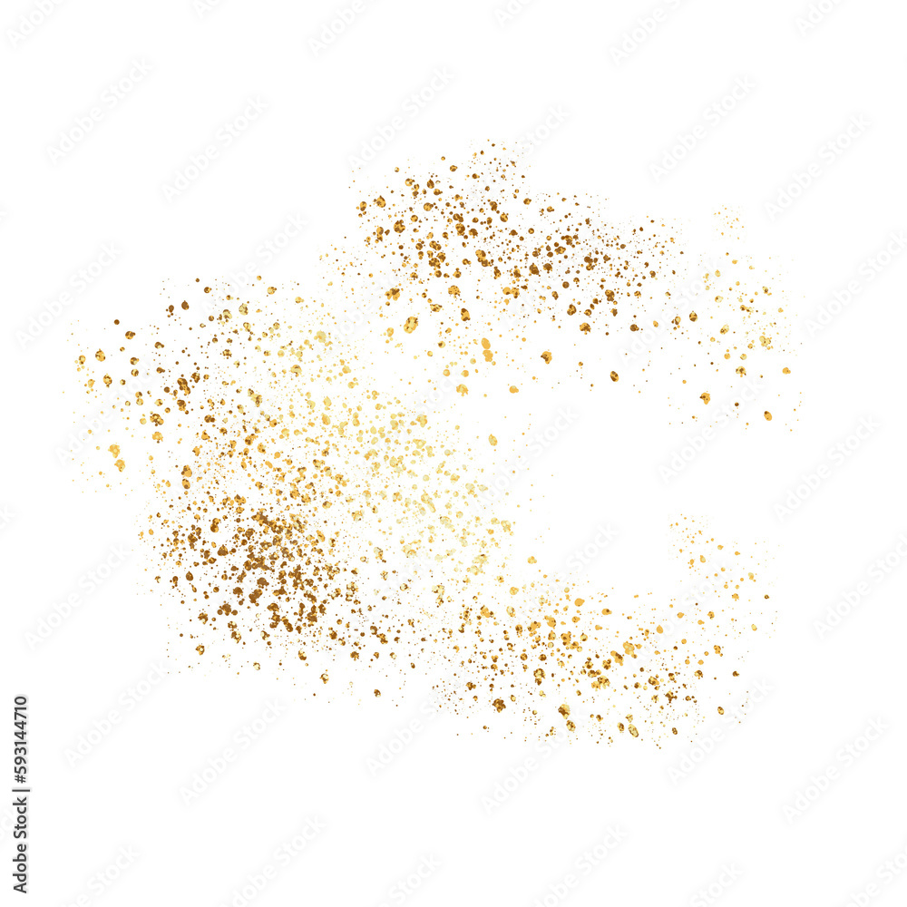 Gold Splatter 