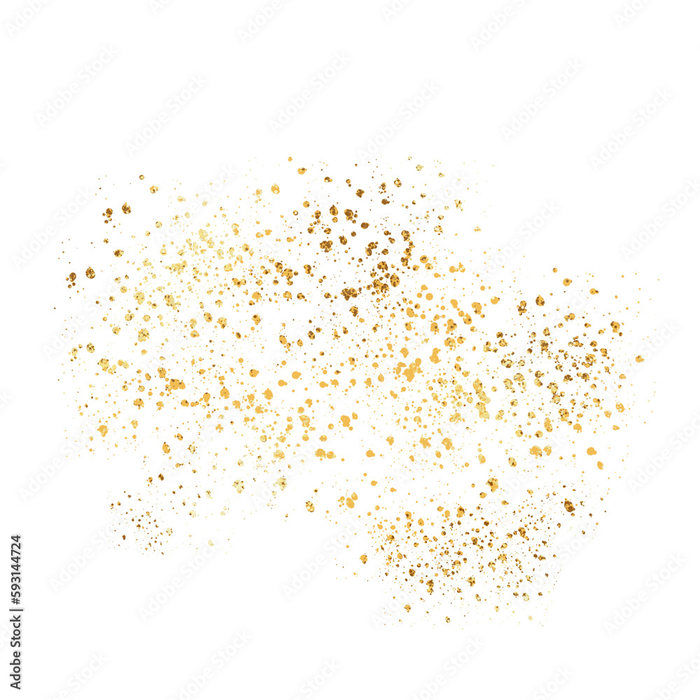 Gold Splatter 