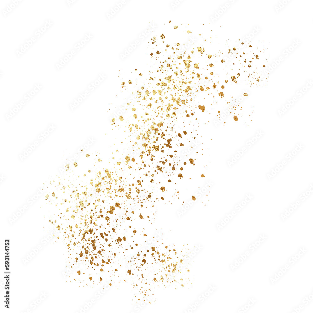 Gold Splatter 