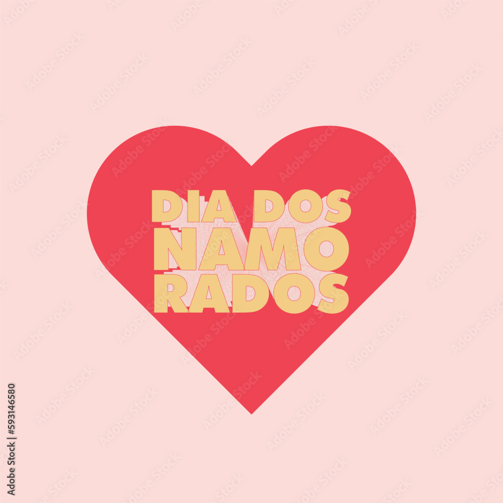DIA DOS NAMO RADOS (VALENTINES DAY) DESIGN POSTER