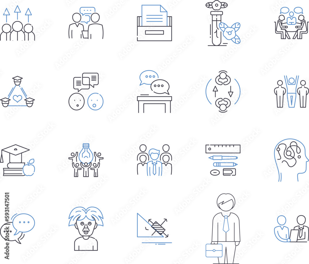 workshops and sessions outline icons collection. workshops, sessions, training, development, learning, education, skills vector and illustration concept set. knowledge, networking, collaboration workshops and sessions outline icons collection. workshops, sessions, training, development, learning, education, skills vector and illustration concept set. knowledge, networking, collaboration