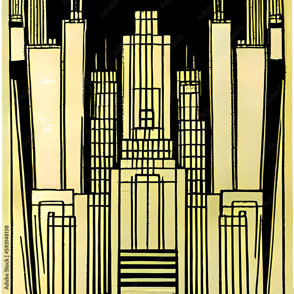 Obraz premium Art Deco