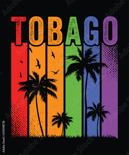 Tobago T-Shirt And Caribbean T-Shirt Design