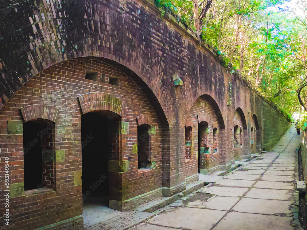 自然に囲まれた建物 自然に囲まれた建物