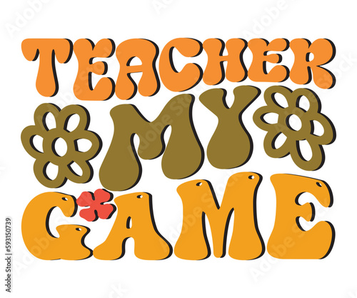 Teacher SVG Bundle - Retro Teacher svg, Teacher Life svg, Teacher Retro svg, Retro Wavy Text svg, Teacher Quotes svg, Teacher PNG