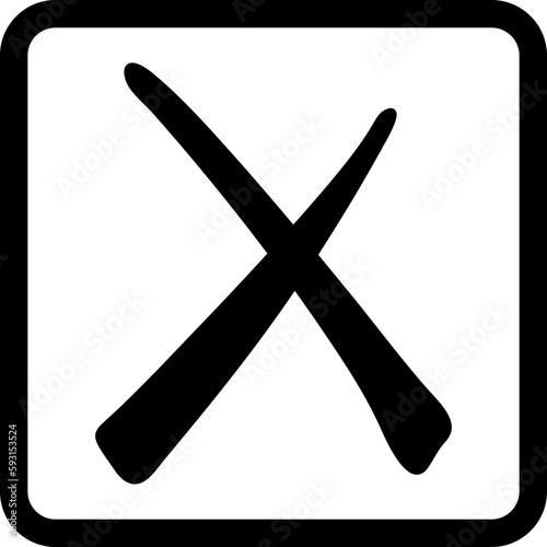 Cross icon
