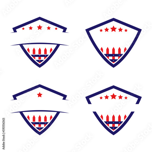 Fence and Shield Logo