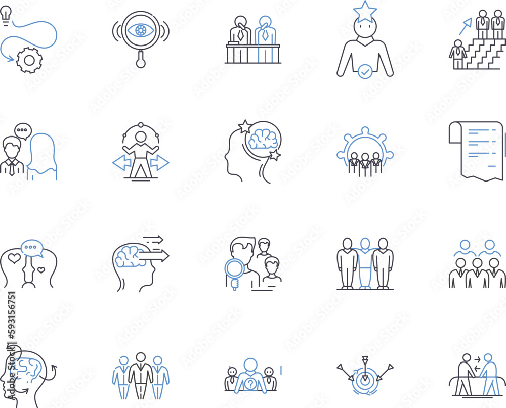 Team management outline icons collection. Teamwork, Cooperation, Organization, Leadership, Planning, Processes, Communication vector and illustration concept set. Delegation, Coordination Team management outline icons collection. Teamwork, Cooperation, Organization, Leadership, Planning, Processes, Communication vector and illustration concept set. Delegation, Coordination