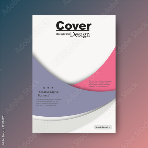 Creative Design Cover Flyer for Template