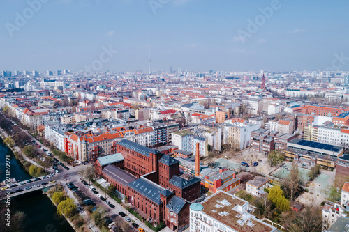 Aerial view of Kreuzberg, Berlin, Germany © Cavan