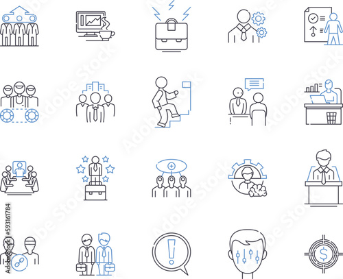 Proptech outline icons collection. Proptech  Real Estate  Innovation  Technology  AI  Digital  Automation vector and illustration concept set. Blockchain  AR VR  Leasing linear signs