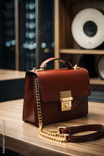 Elegante Lederhandtasche