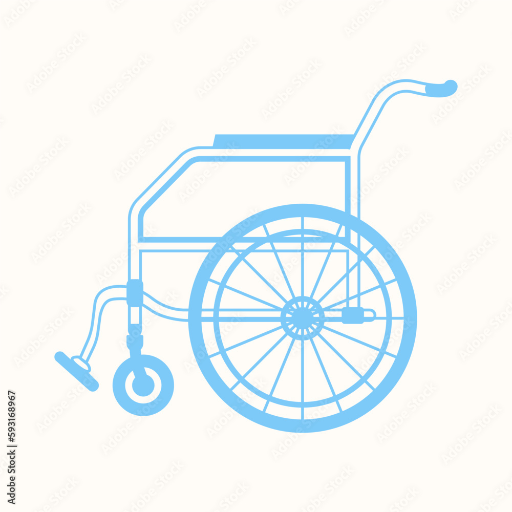 icon for world day of disabled people, wheelchair symbol illustration icon for world day of disabled people, wheelchair symbol illustration