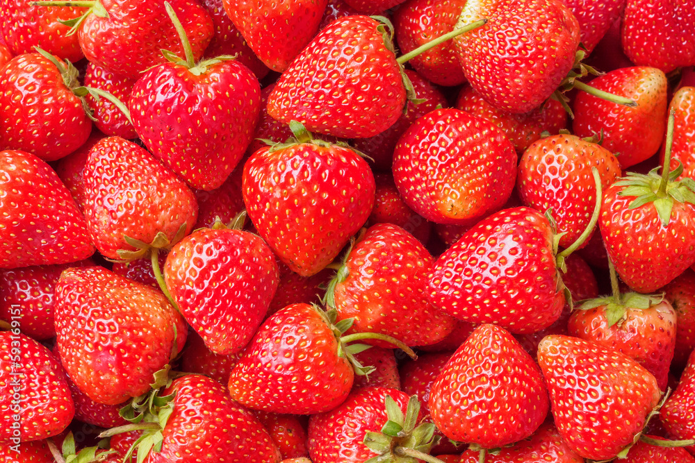 Fresh organic red strawberry fruit background Fresh organic red strawberry fruit background