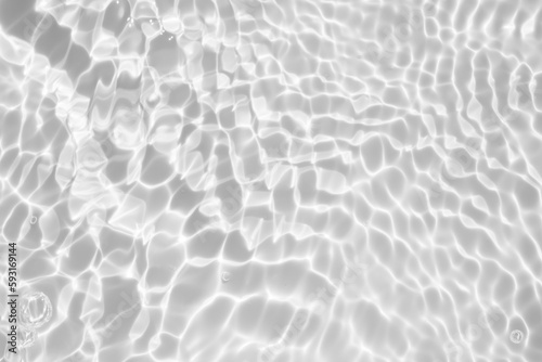 Abstract white transparent water shadow surface texture natural ripple background