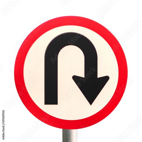Wallpaper Mural u turn right direction sign  png file dicut Torontodigital.ca