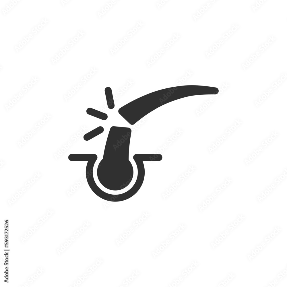 Hair icon, isolated Hair sign icon, vector illustration Hair icon, isolated Hair sign icon, vector illustration