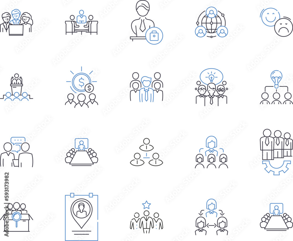 Management colleguages outline icons collection. Management, Colleges, Education, Institutions, Learning, Degrees, Programmes vector and illustration concept set. Courses, Majors, Skills linear signs Management colleguages outline icons collection. Management, Colleges, Education, Institutions, Learning, Degrees, Programmes vector and illustration concept set. Courses, Majors, Skills linear signs