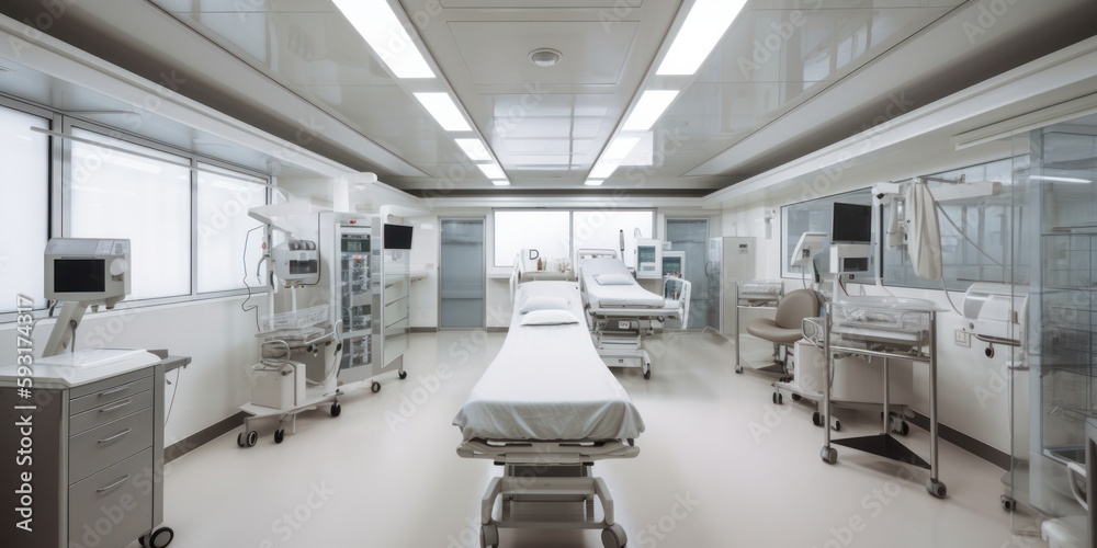 hospital operating room interior, generative, ai, hospital operating room interior, generative, ai,