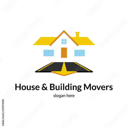 Original house and building movers symbol
