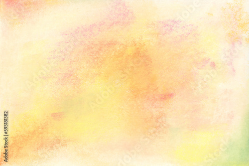 ピンクと黄色のパステルカラーが美しいグラデーションの背景素材