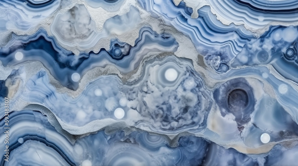Blue Lace Agate texture background Generated AI Blue Lace Agate texture background Generated AI