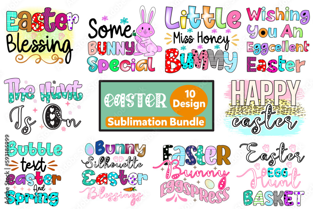 Fototapeta premium Easter Retro Design