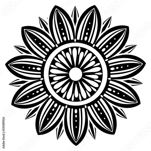 Ornament ethnic mandala decoration pattern