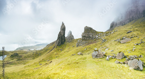 Schottland Isle of Skye Panorama photo