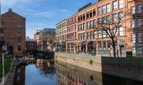 Fototapeta Naklejka Na Ścianę i Meble -  Canal St Manchester, Gay Village 
