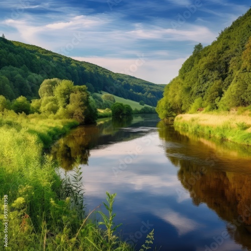 Beautiful summer landscape