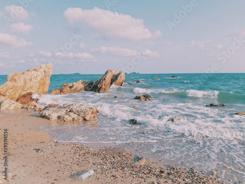 beach and sea