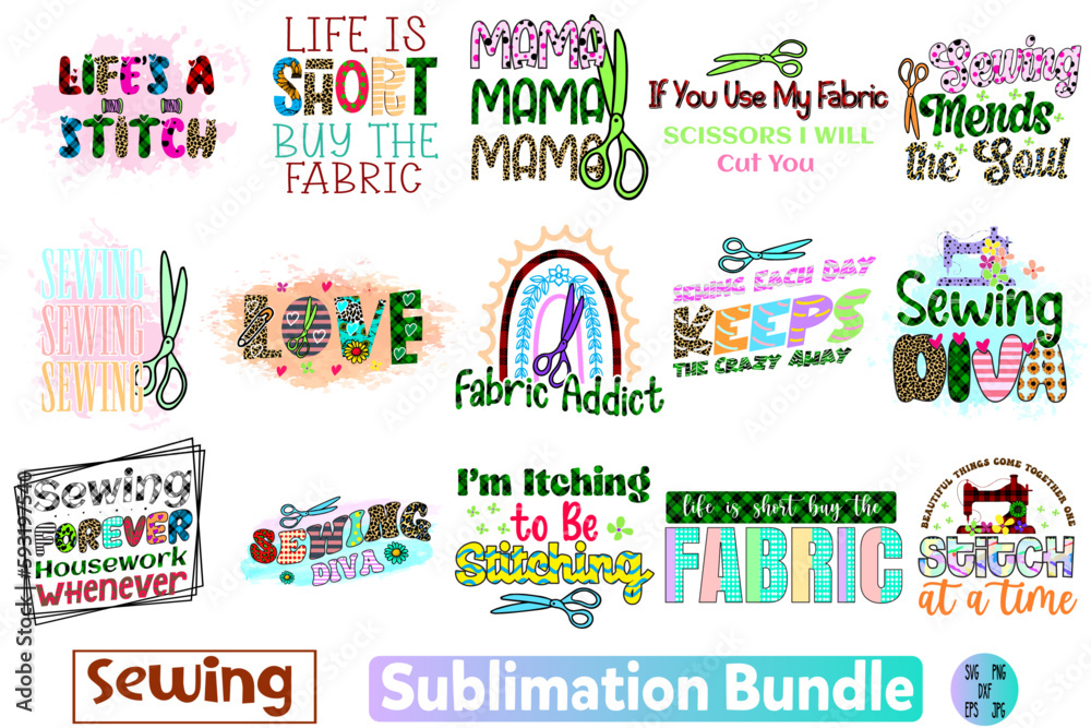 Sewing Sublimation Design Sewing Sublimation Design