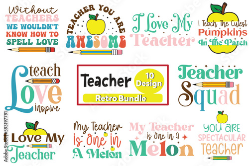 Teacher Retro Design