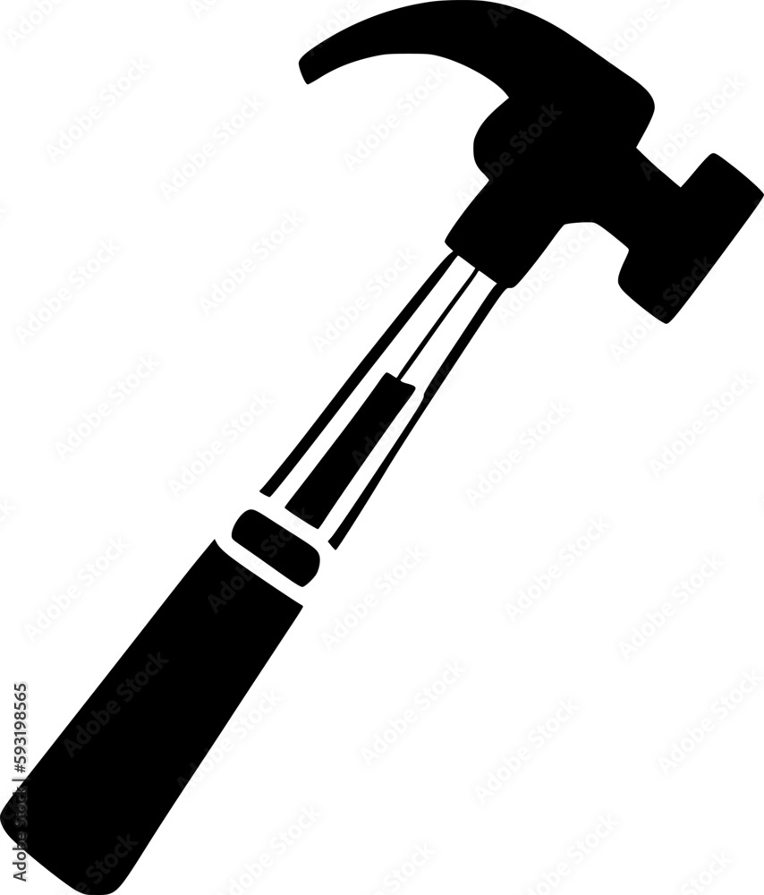 black individual hammer line icon, simple hand tool flat design pictogram, infographic vector for app logo web button ui ux interface elements isolate on white background black individual hammer line icon, simple hand tool flat design pictogram, infographic vector for app logo web button ui ux interface elements isolate on white background