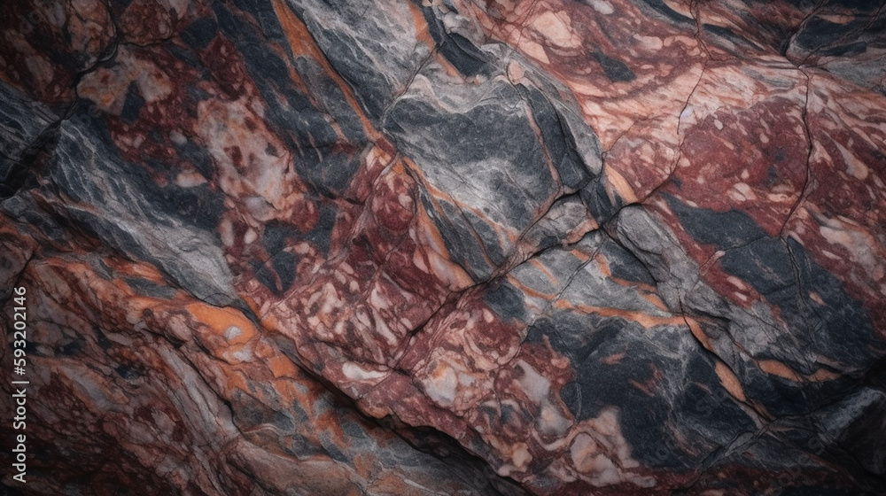 Rodokrozit stone texture background Generative AI