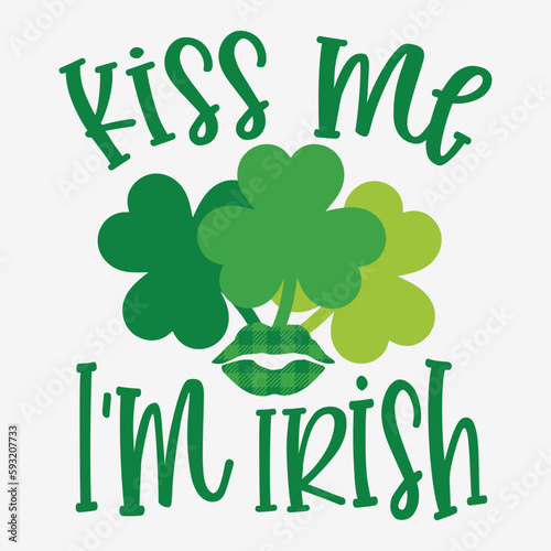 Kiss me im irish SVG