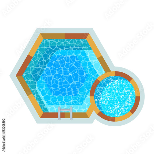 Swimming Pool Top View