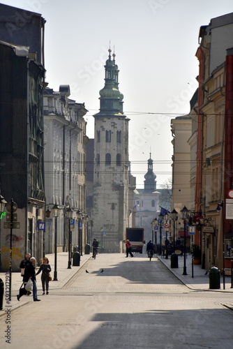 Kraków, ulice, centrum miasta, zwiedzanie, Małopolska, Polska,  #593217193