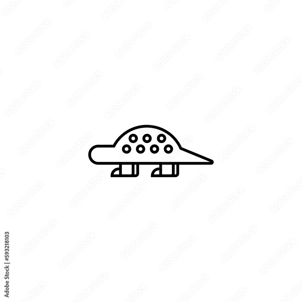 Modern Cute Dinosaur Icon, simple modern icon Modern Cute Dinosaur Icon, simple modern icon