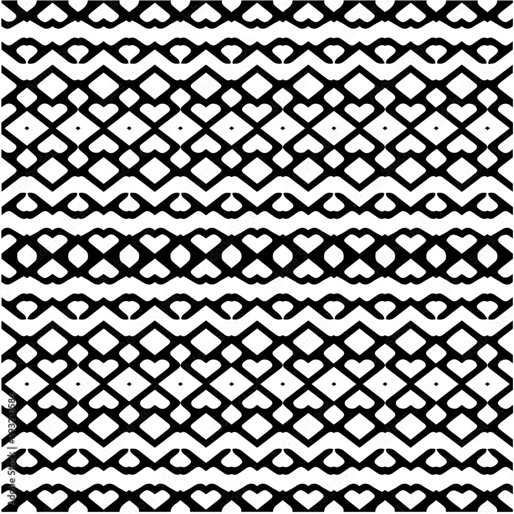 Vector monochrome pattern, Abstract texture for fabric print, card, table cloth, furniture, banner, cover, invitation, decoration, wrapping.seamless repeating pattern.Black and white color. Vector monochrome pattern, Abstract texture for fabric print, card, table cloth, furniture, banner, cover, invitation, decoration, wrapping.seamless repeating pattern.Black and white color.
