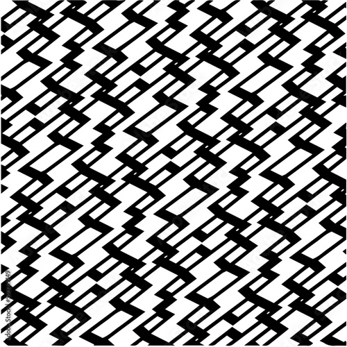 Vector monochrome pattern, Abstract texture for fabric print, card, table cloth, furniture, banner, cover, invitation, decoration, wrapping.seamless repeating pattern.Black and white color.